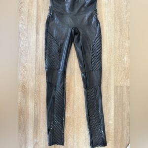 spanx moto leggings